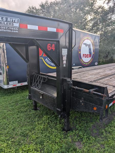 Used 2022 ROLLS RITE 8.5X40 GOOSENECK Deckover Trailer