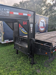 Used 2022 ROLLS RITE 8.5X40 GOOSENECK Deckover Trailer