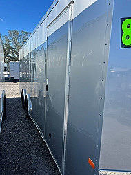 New 2025 Rock Solid Cargo 8.5X24 TANDEM AXLE 10000 LB GVWR Cargo / Enclosed Trailer WITH 7FT INTERIOR HEIGHT/SPREAD 5200 LB TORSION AXLES/REAR RAMP DOOR/4 D-RINGS