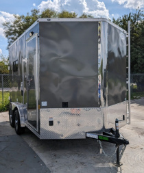 New 2024 Continental Cargo 7.5X12 TANDEM ENCLOSED Cargo / Enclosed Trailer