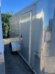 New 2025 Arising 6X12 SINGLE AXLE 2990 LB GVWR Cargo / Enclosed Trailer WITH REAR RAMP DOOR/6'3  INTERIOR HEIGHT/ALL TUBULAR FRAME