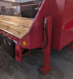 New 2024 Sure-Trac 8.5X40 TANDEM AXLE DUALLY 25900 LB GVWR GOOSENECK DECKOVER TRAILER WITH DUAL HYDRAULIC JACKS, WINCH, 14 PLY TIRES INCLUDING SPARE, TOOLBOXES, SOLAR CHARGER, FULL WIDTH RAMPS