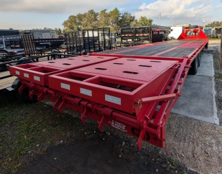 New 2024 Sure-Trac 8.5X40 TANDEM AXLE DUALLY 25900 LB GVWR GOOSENECK DECKOVER TRAILER WITH DUAL HYDRAULIC JACKS, WINCH, 14 PLY TIRES INCLUDING SPARE, TOOLBOXES, SOLAR CHARGER, FULL WIDTH RAMPS