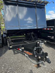 New 2025 Down 2 Earth 7X16 TANDEM AXLE 17500 LB GVWR Dump Trailer WITH 4FT SIDES/DUAL CYLINDER LIFT/TARP/RAMPS