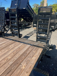 New 2025 Sure-Trac 7X20(18+2) TANDEM AXLE 16000 LB GVWR Equipment Trailer WITH STAND UP RAMPS