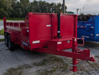 New 2024 Sure-Trac 7X14 Dump Trailer 14K