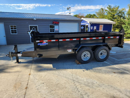 New 2025 Hawke Trailers 7X14 Dump Trailer