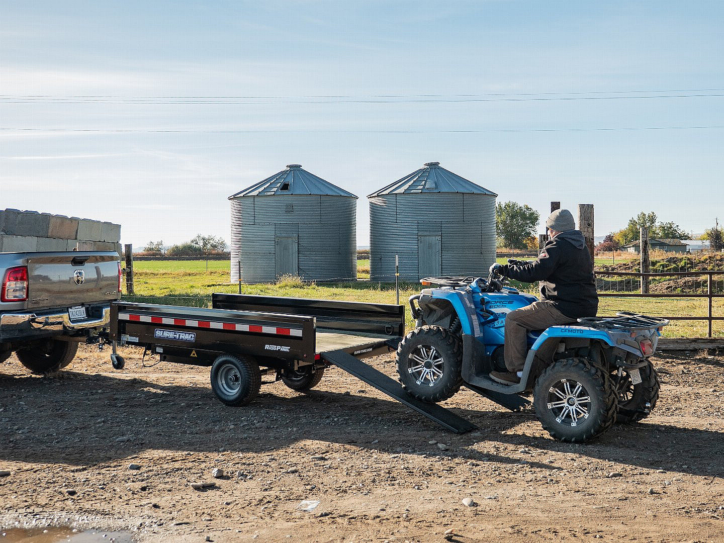 New 2025 Sure-Trac 4.5 X 8 Dump Trailer