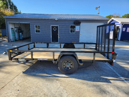 New 2026 Sure-Trac 7x 12 Tube Top Utility Trailer