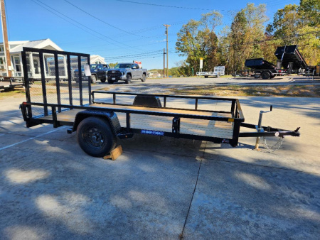 New 2026 Sure-Trac 7x 12 Tube Top Utility Trailer