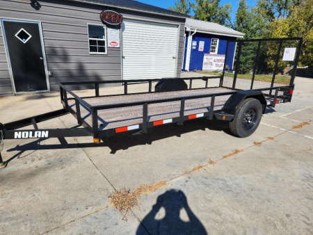 New 2025 Nolan Manufacturing 6 X 14 Utility Trailer