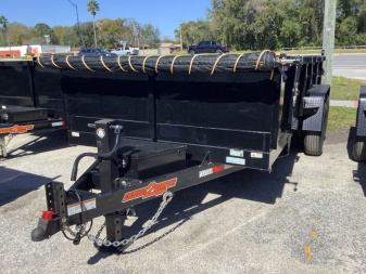 New 2023 Down 2 Earth Trailers 7X16 DUMP TRAILER Dump Trailer