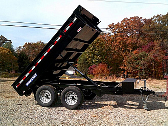 New Sure-Trac 6 x 10 10K Deckover Dump Trailer