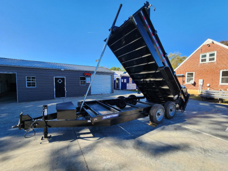 New Sure-Trac 82 x 16 16K Telescopic Dump Trailer