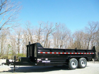 New Sure-Trac 82 x 16 16K Telescopic Dump Trailer