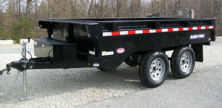 New Sure-Trac 6 x 10 7K Deckover Dump Trailer