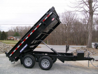 New Sure-Trac 6 x 10 7K Deckover Dump Trailer