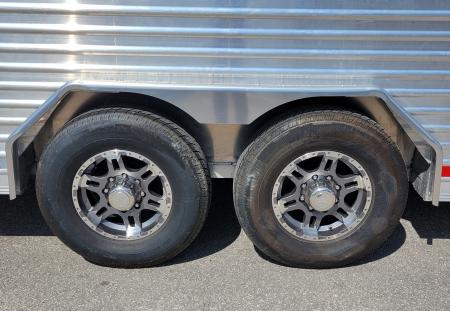 New 2024 Frontier Trailers LIVESTOCK GN 8X24 Stock / Stock Combo Trailer