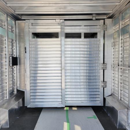 New 2024 Frontier Trailers LIVESTOCK GN 8X24 Stock / Stock Combo Trailer