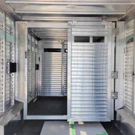 New 2024 Frontier Trailers LIVESTOCK GN 8X24 Stock / Stock Combo Trailer