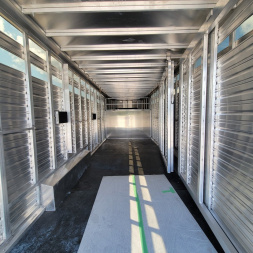 New 2024 Frontier Trailers LIVESTOCK GN 8X24 Stock / Stock Combo Trailer
