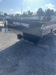 New 2024 Sure-Trac 14FT DUMP BIN WITH 4FT SIDES FOR ROLLOFF Dump Trailer