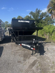 New 2024 Sure-Trac 16FT 15400 LB GVWR ROLLOFF CARRIER TRAILER FOR Dump BINS