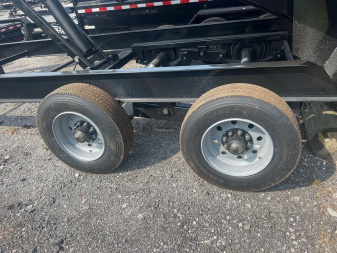 New 2024 Sure-Trac 7X20 TANDEM AXLE 25900 LB GVWR GOOSENECK Dump Trailer WITH 4FT SIDES/TARP/RAMPS/7 GUAGE FLOOR/DUAL HYDRAULIC JACKS