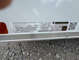 New 2025 Carry-On 7' x 16' Enclosed Cargo / Enclosed Trailer
