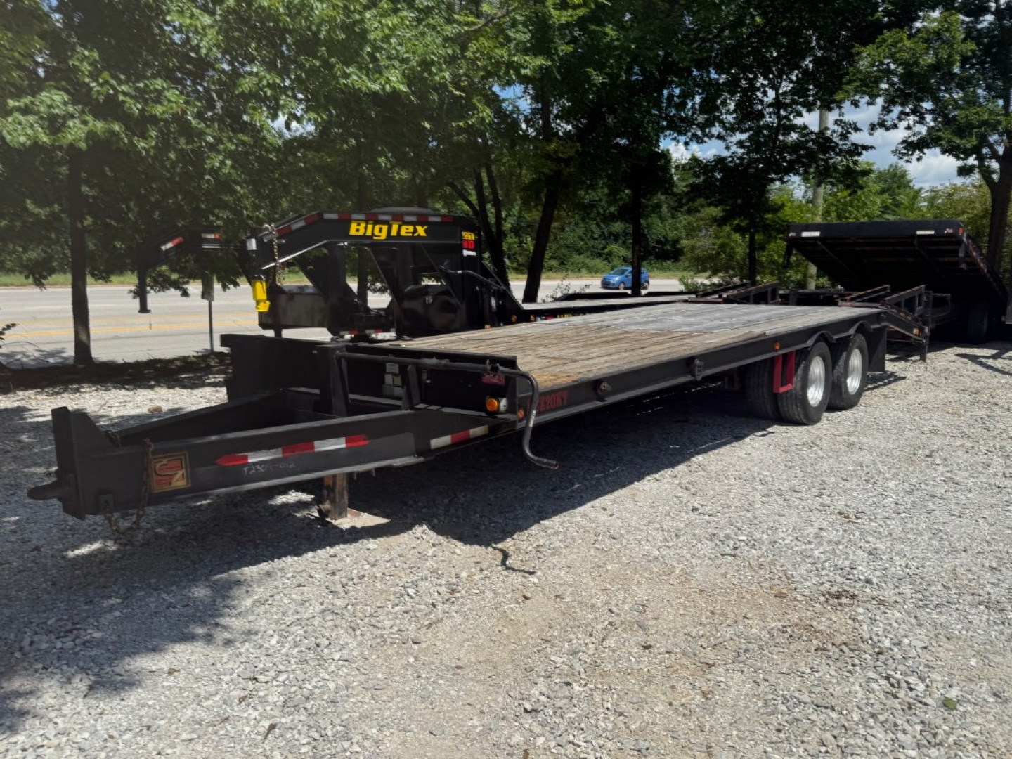 Used 2015 Other 25' Pintle Hitch with Air Brakes Equipment Trailer