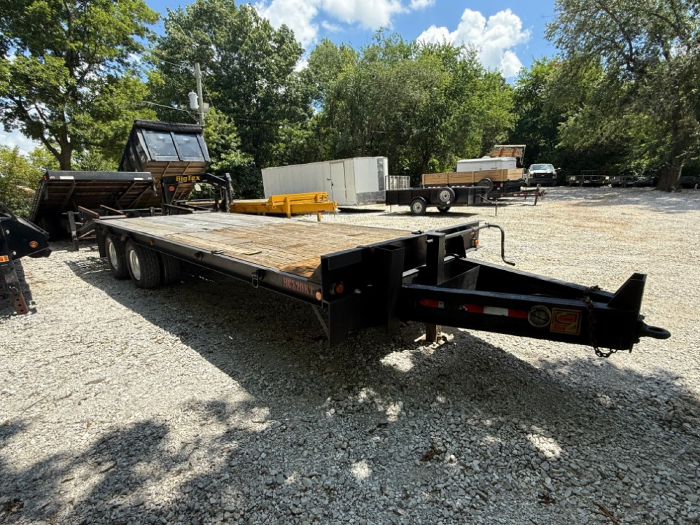 Used 2015 Other 25' Pintle Hitch with Air Brakes Equipment Trailer
