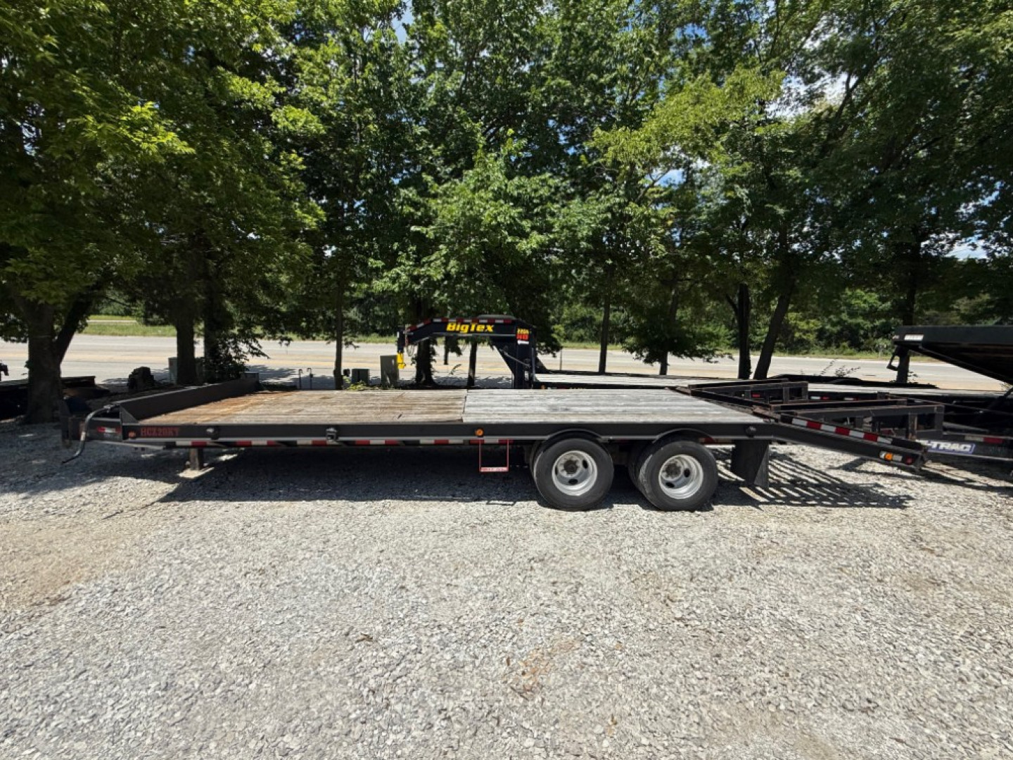 Used 2015 Other 25' Pintle Hitch with Air Brakes Equipment Trailer