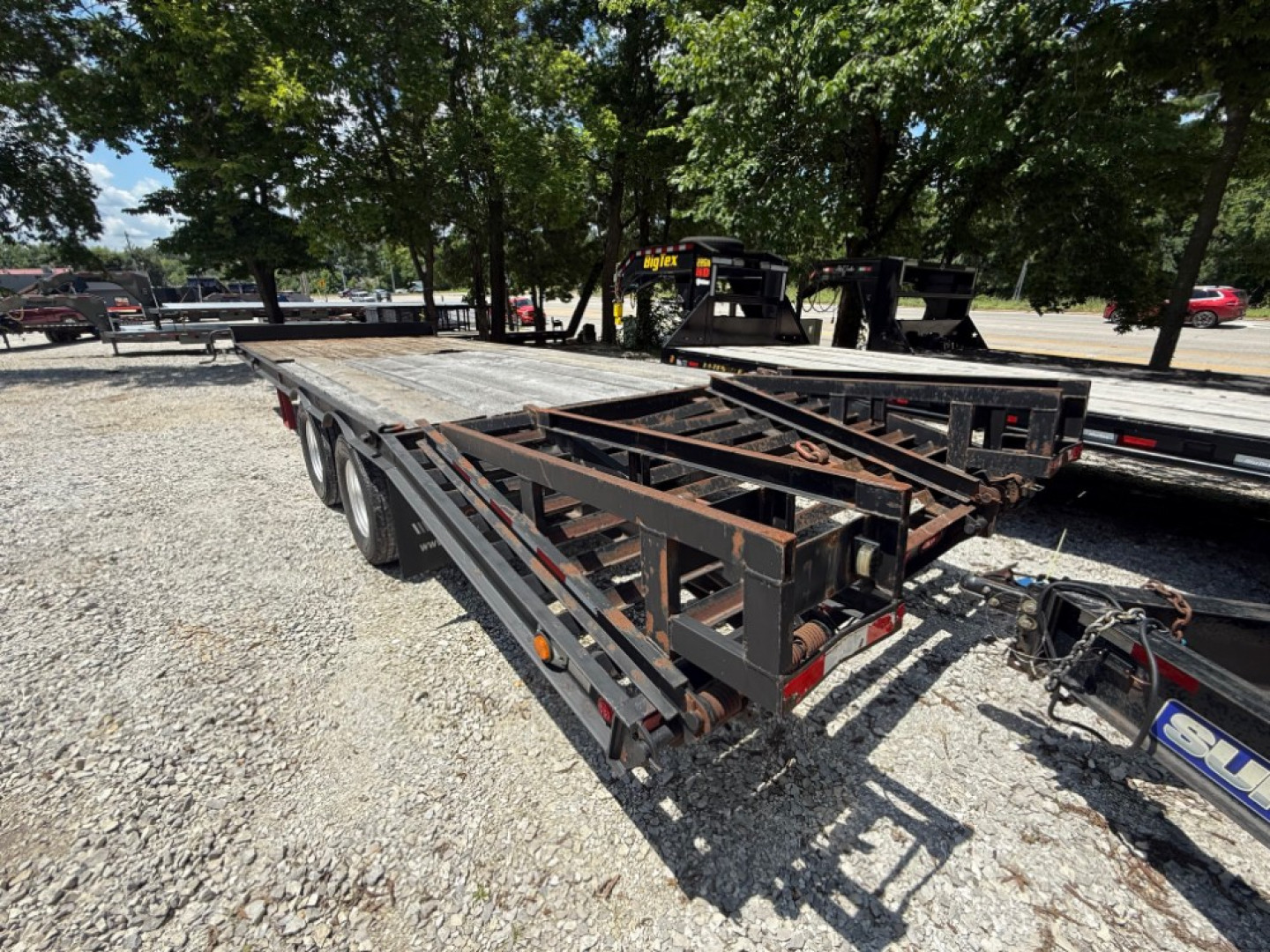 Used 2015 Other 25' Pintle Hitch with Air Brakes Equipment Trailer