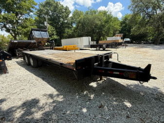 Used 2015 Other 25' Pintle Hitch with Air Brakes Equipment Trailer
