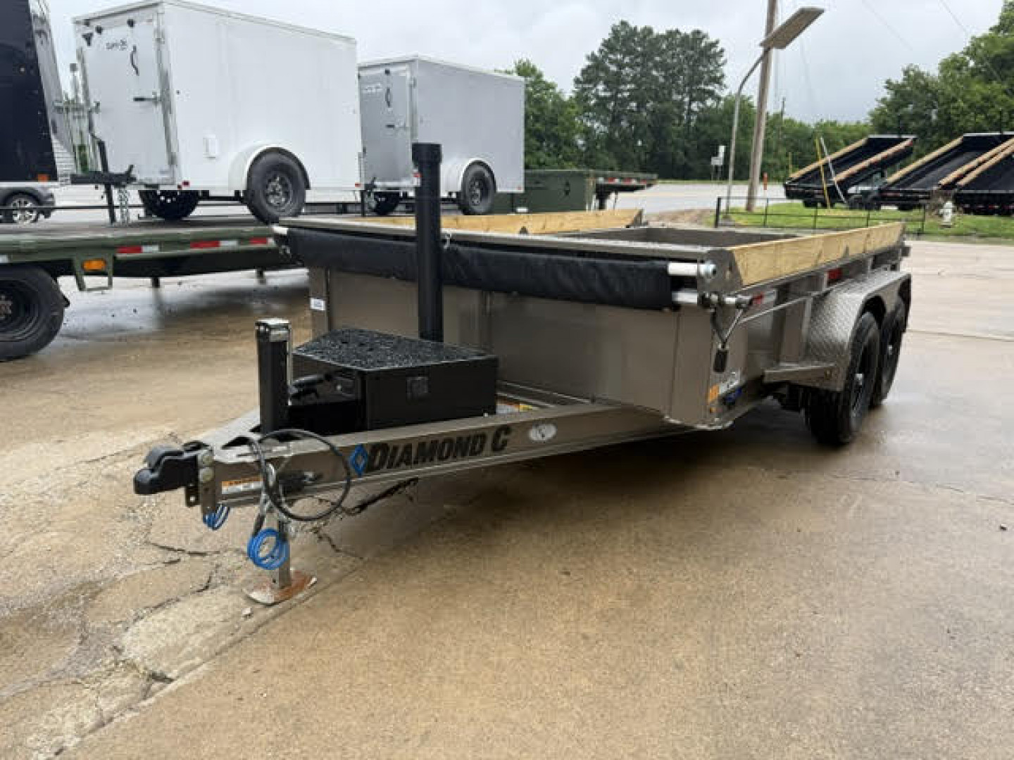 New 2025 Diamond C Trailers MDT 206 Package 12'X77" Dump Trailer