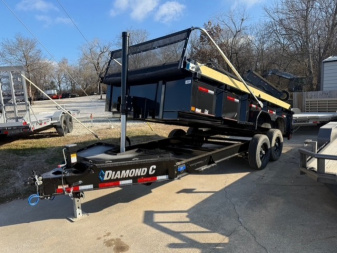 New 2025 Diamond C Trailers LPT 207 Package 16'X82  Dump Trailer