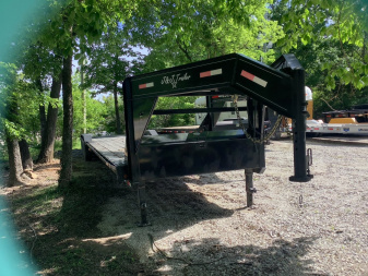 Used 2021 J&J Trailers 40' Gooseneck Equipment Trailer