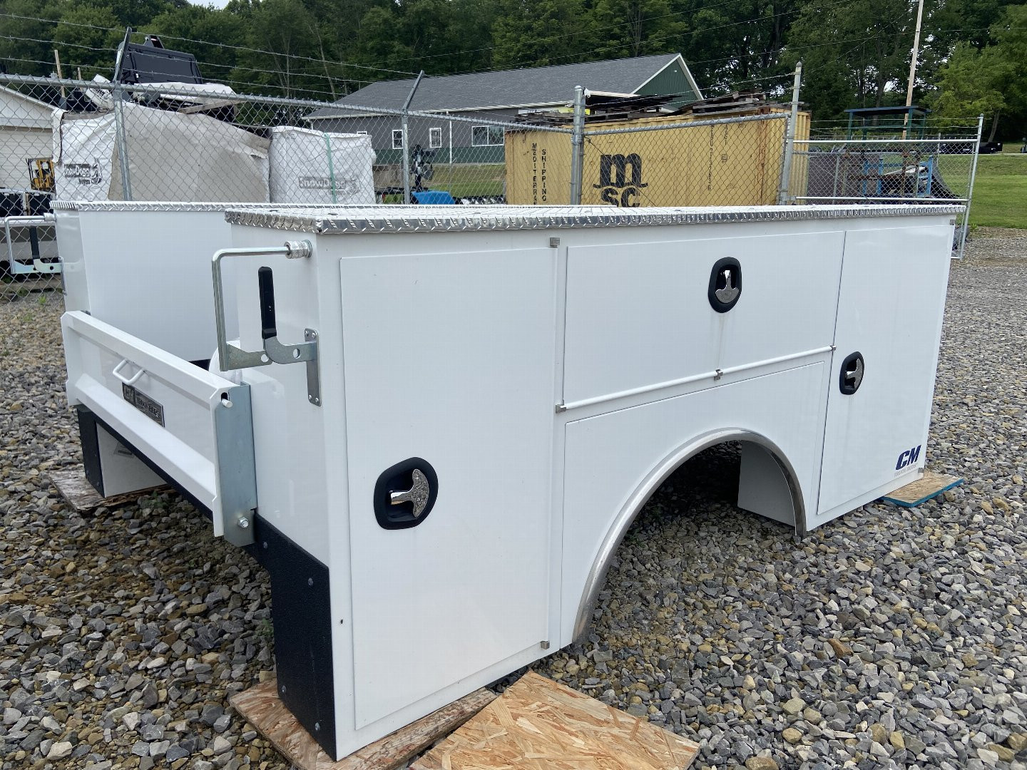 New 2025 CM Truck Beds CMG98/78 8ft Steel Service Body
