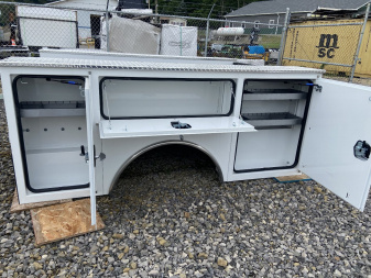 New 2025 CM Truck Beds CMG98/78 8ft Steel Service Body