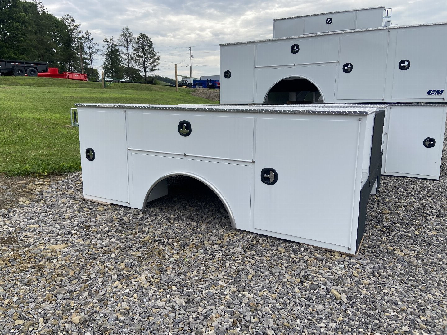 New CM Truck Beds CMG110/94 Steel Service Body for 60" CA cab and chassis