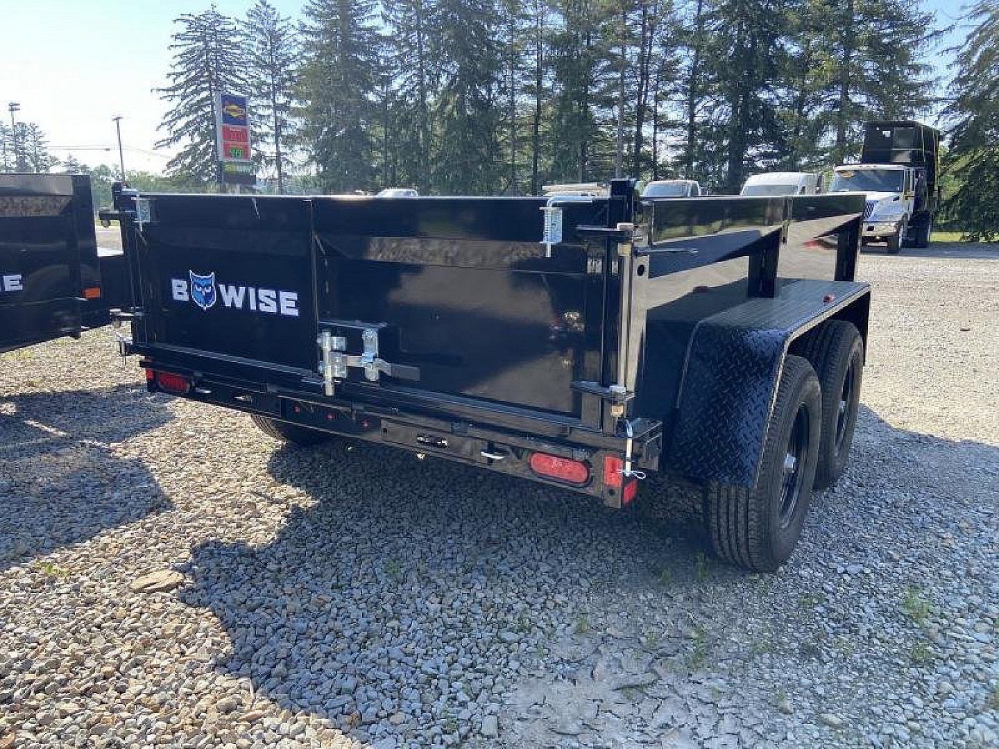 New 2024 BWISE 6'x10' Low Pro Dump Trailer 9.9K GVWR
