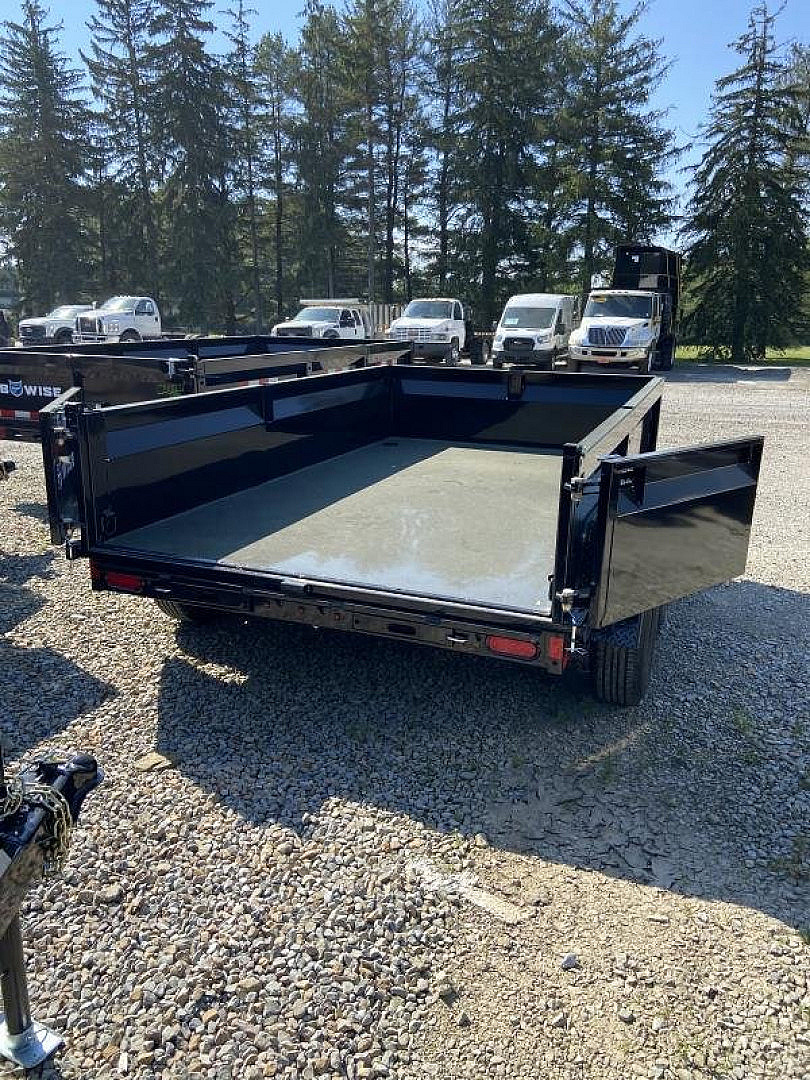 New 2024 BWISE 6'x10' Low Pro Dump Trailer 9.9K GVWR