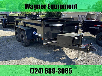 New 2024 BWISE 6'x10' Low Pro Dump Trailer 9.9K GVWR