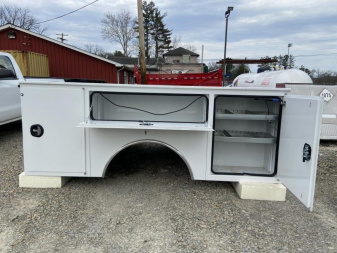 New SB 110/94/60 Steel Service Body for 60" CA cab & chassis DRW