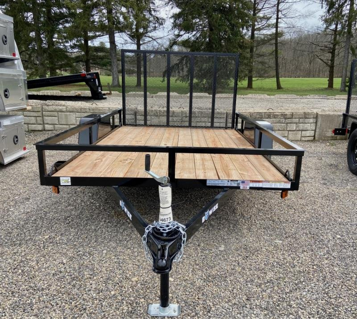 New BWISE UTE-612 6'x12' Utility Trailer 2.99K GVWR