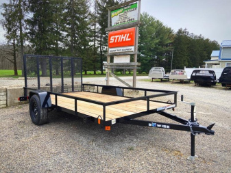 New 2024 BWise UTE-610 6'x10' Utility Trailer 2.99K GVWR