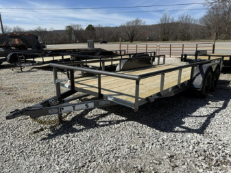 New 2025 Bellwether MFG 16' Light Pipe Utility Trailer