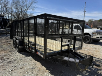 New 2025 Bellwether MFG 16' Landscape Utility Trailer