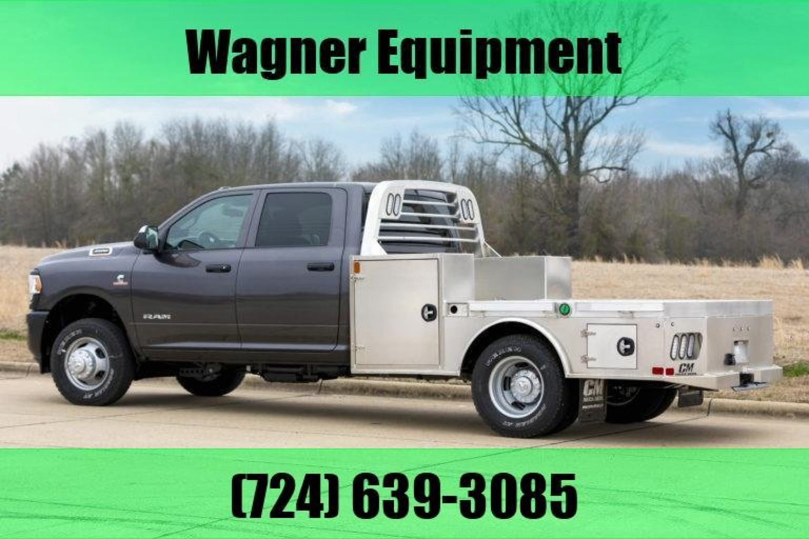 New CM TRUCK BEDS ALSK Deluxe 9'4 Aluminum Skirted Flatbed for 60" CA cab and chassis