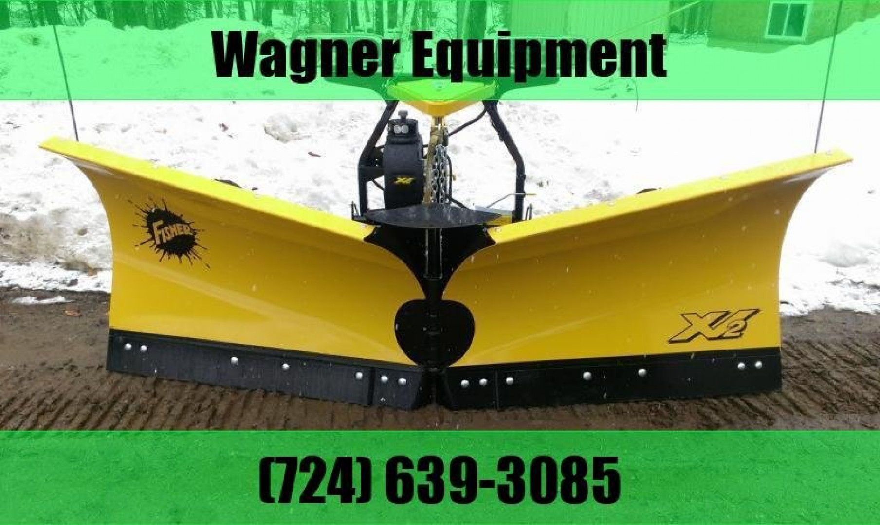 New 2023 Fisher Engineering XV2 9'6" Steel Snow Plow